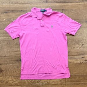 Polo by Ralph Lauren Men’s Short-Sleeve Pink Polo - Size M